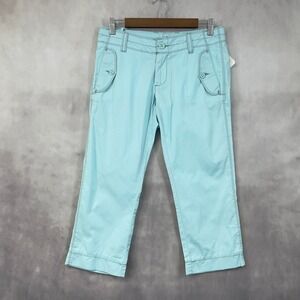 Ralph Lauren Santorini Crop Pants Size 28 Cotton Low Rise Preppy Coastal‎ Resort